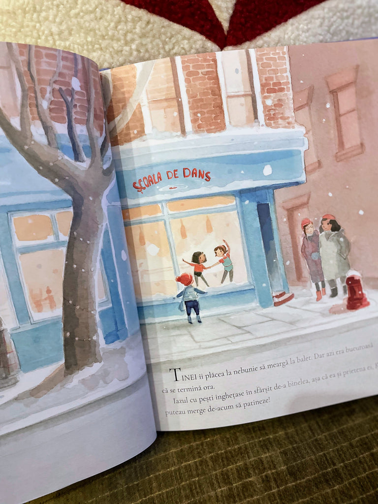 Tina și primele ei patine