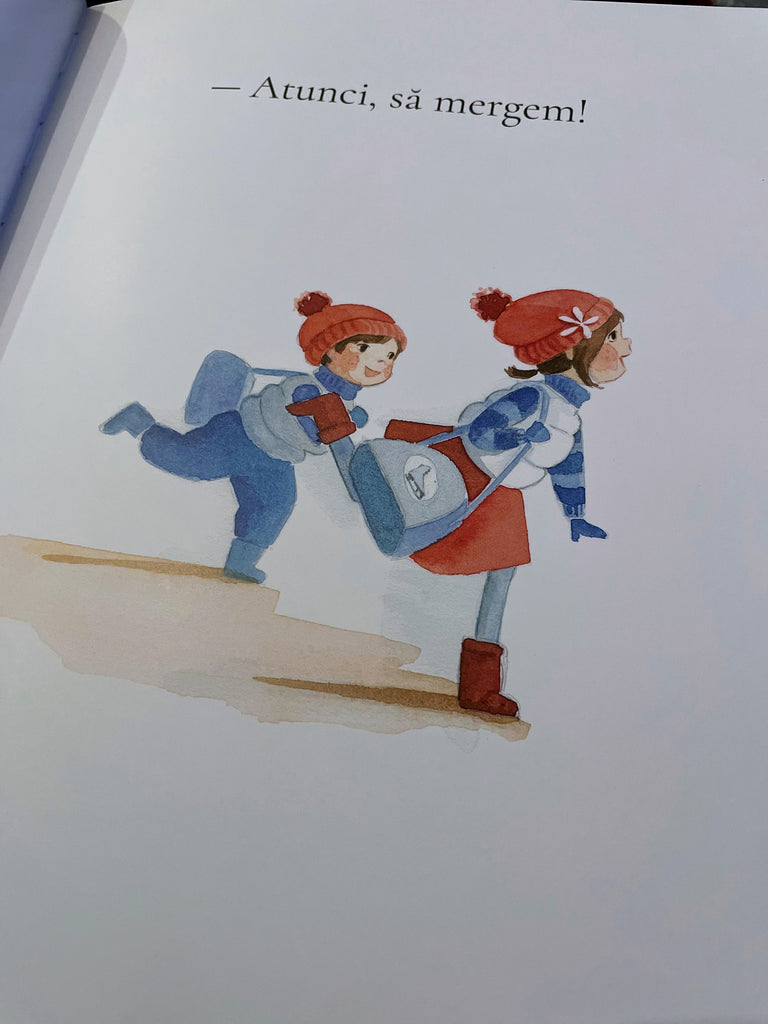 Tina și primele ei patine