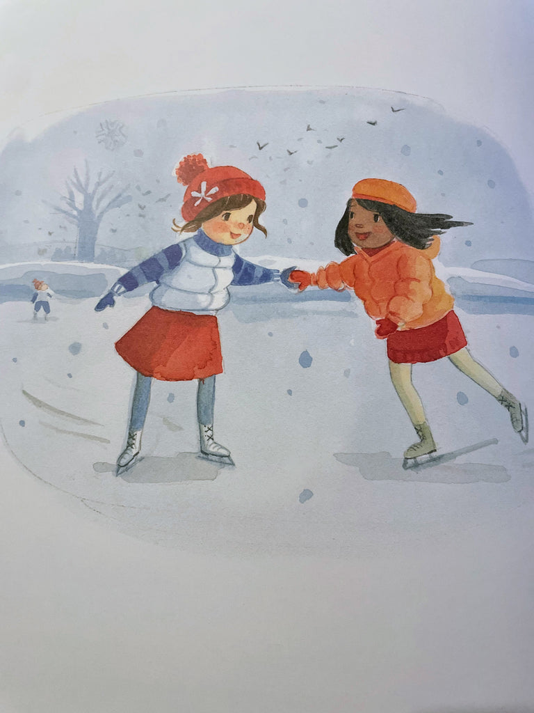 Tina și primele ei patine