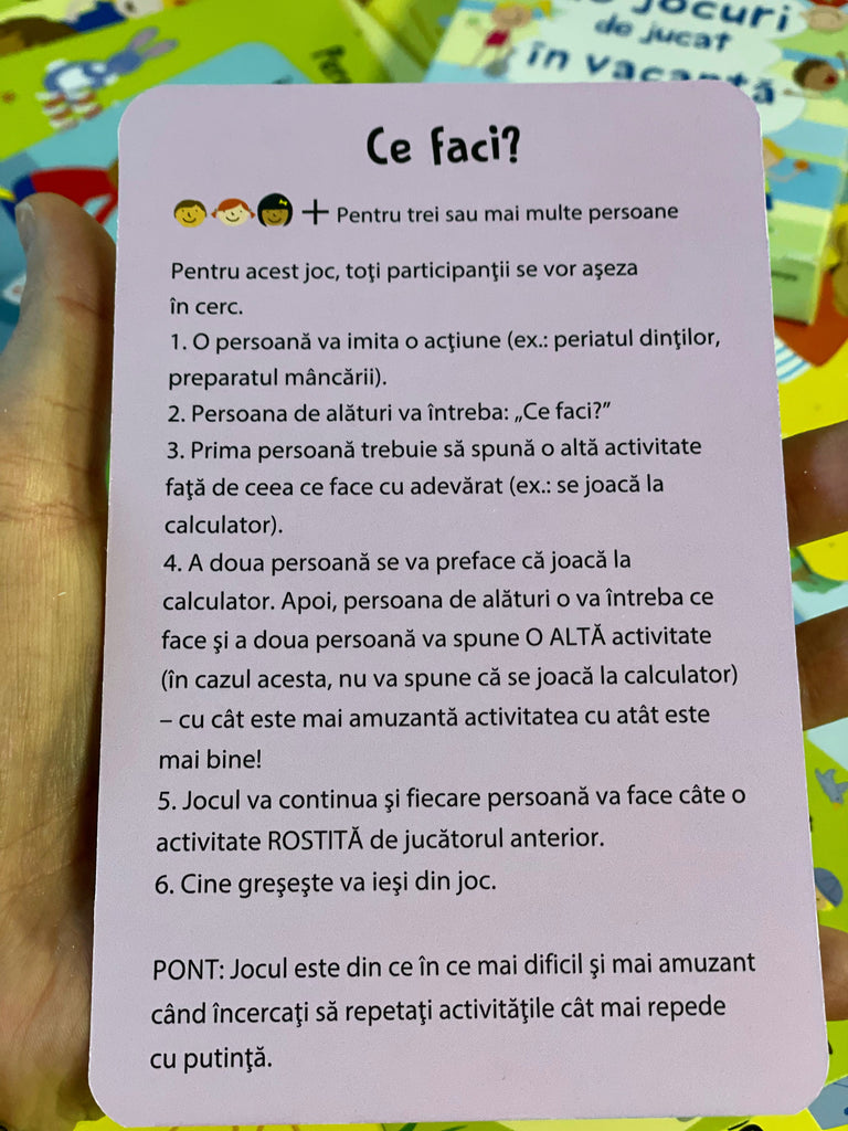 50 de jocuri de jucat în vacanță