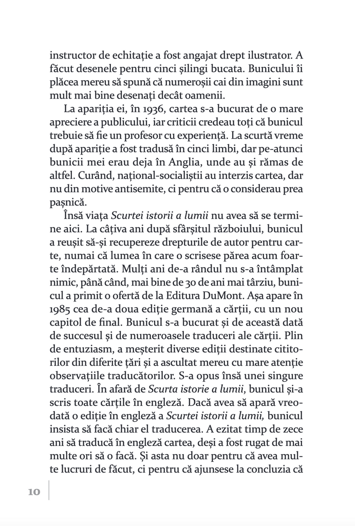 O scurtă istorie a lumii | paperback