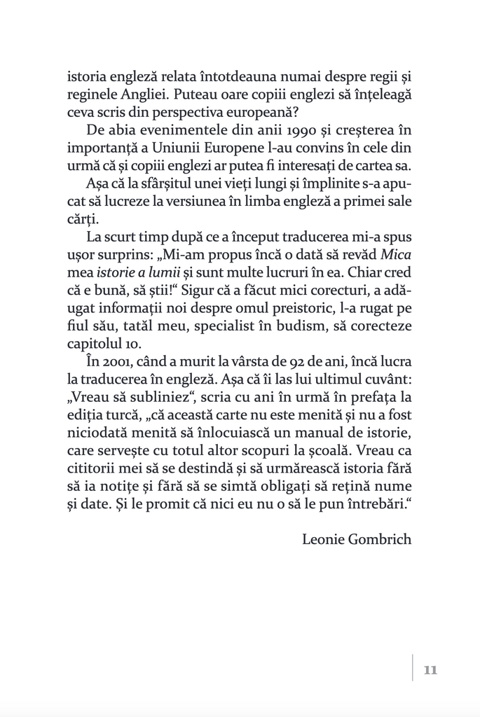 O scurtă istorie a lumii | paperback