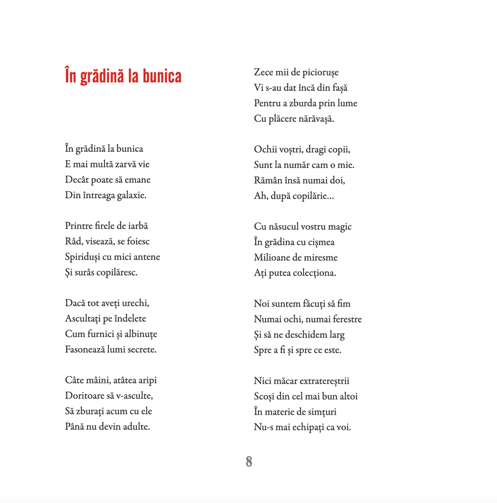 Poezii de transformat visele în oglinzi