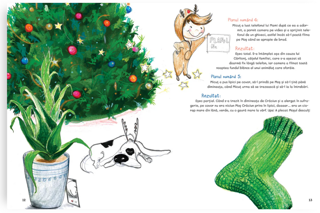 Moș Crăciun se poartă ciudat