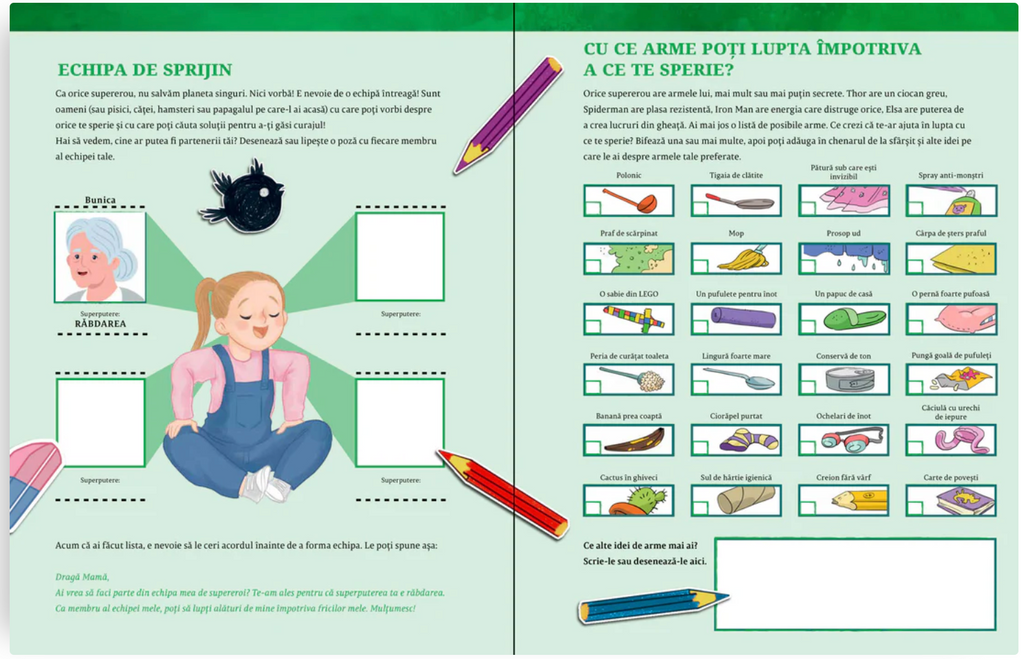 FricaÎmprietenește-te cu Frica. Mic manual cu explicaţii și activităţi de îmblânzit frica