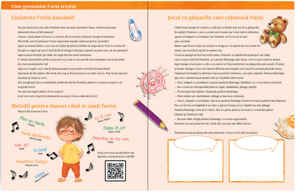 Împrietenește-te cu Furia – mic manual cu explicații și activități de îmblânzit nervii