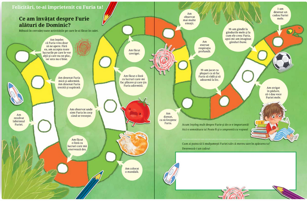 Împrietenește-te cu Furia – mic manual cu explicații și activități de îmblânzit nervii