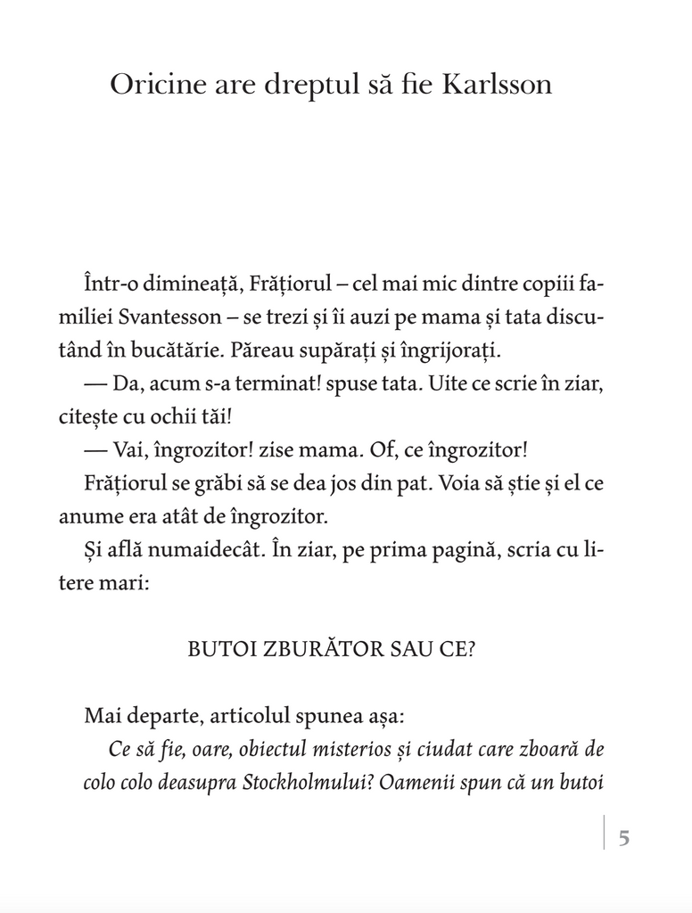 Cel mai bun Karlsson din lume