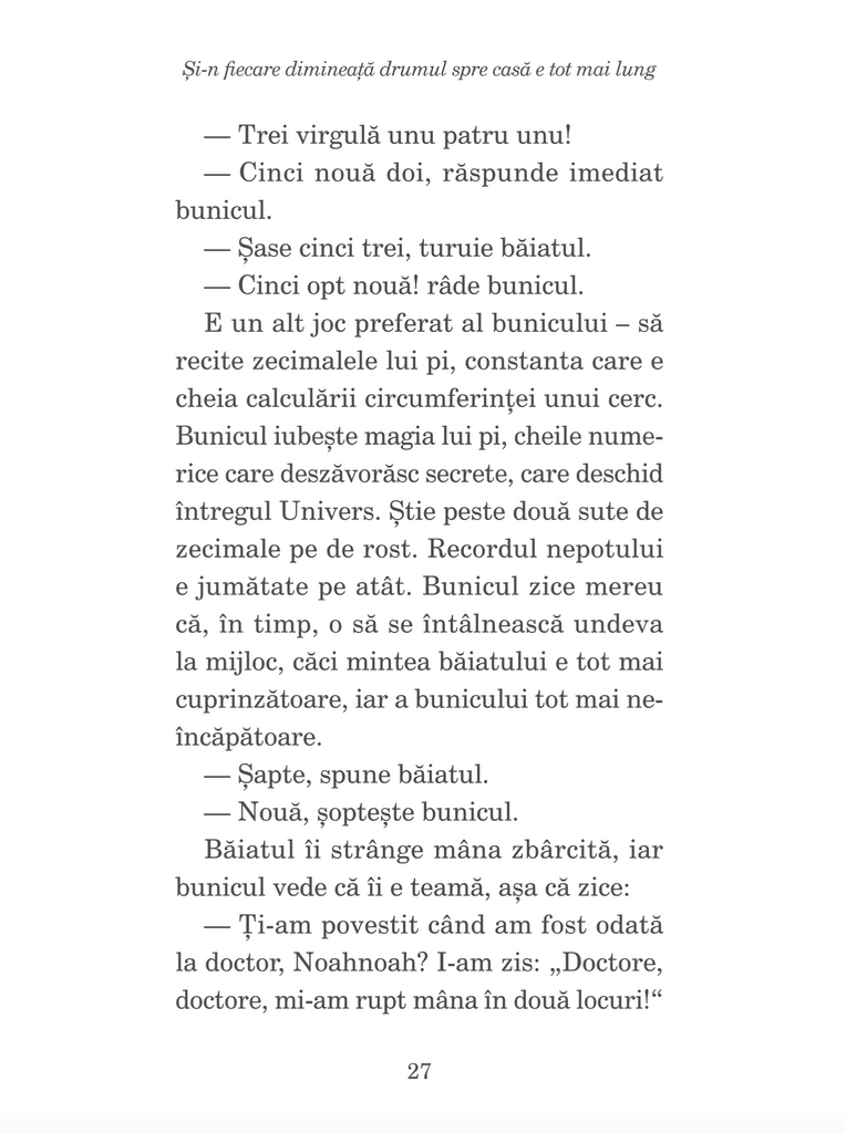 Și-n fiecare dimineață drumul spre casă e tot mai lung