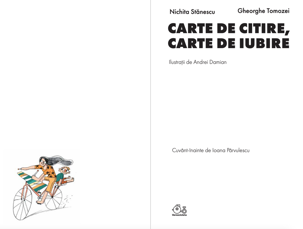 Carte de citire, carte de iubire