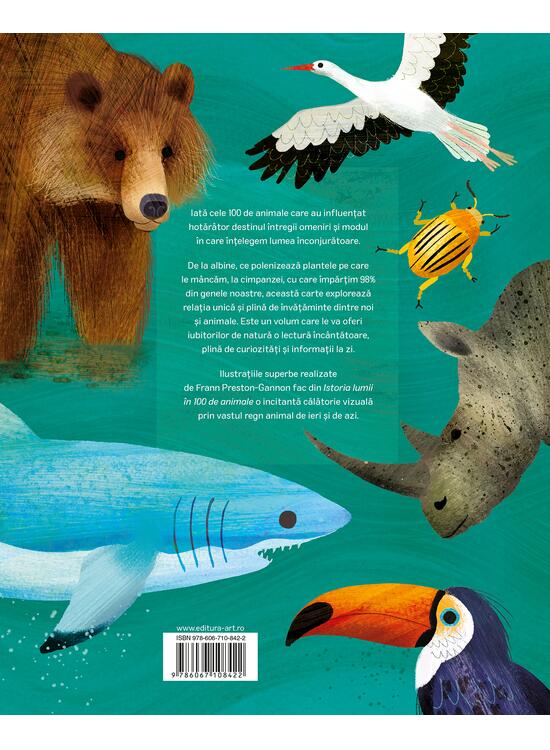 Istoria lumii în 100 de animale