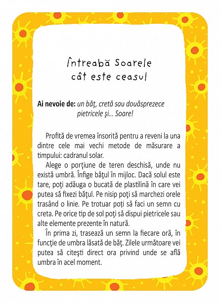 52 de Activități pentru vacanța de vară
