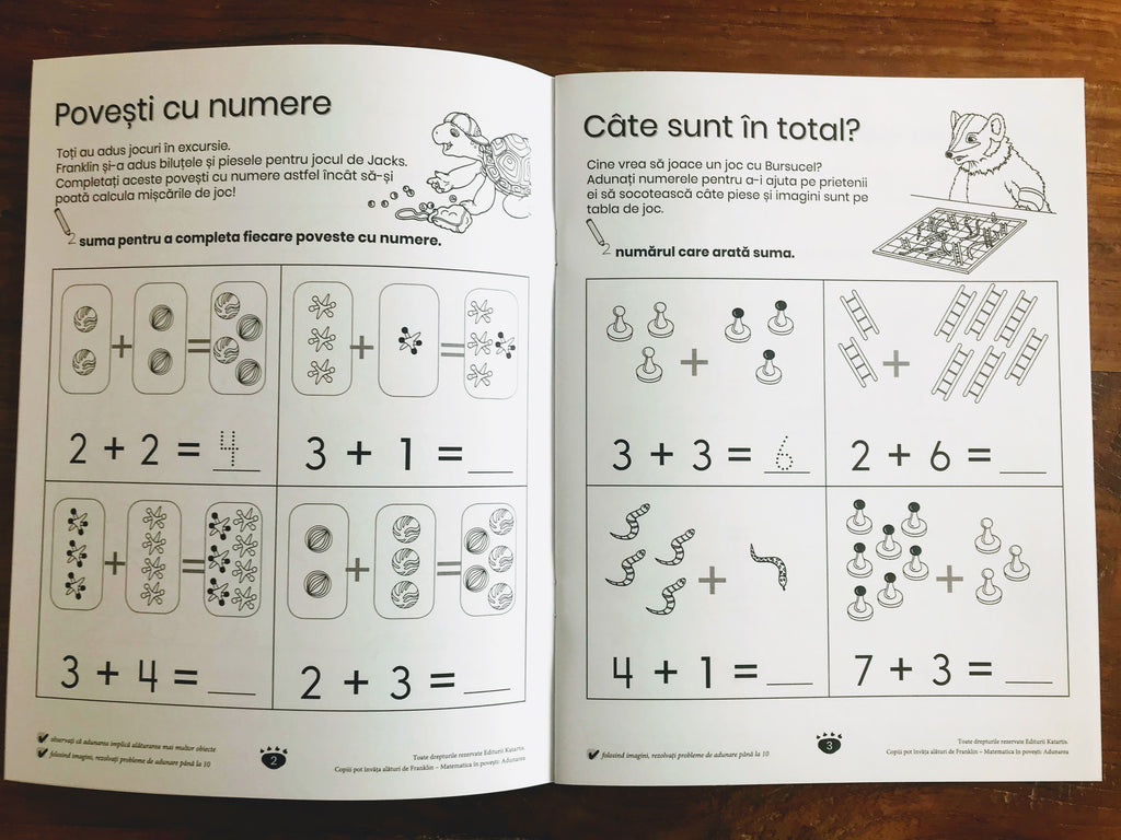 Matematica în povești: Adunarea