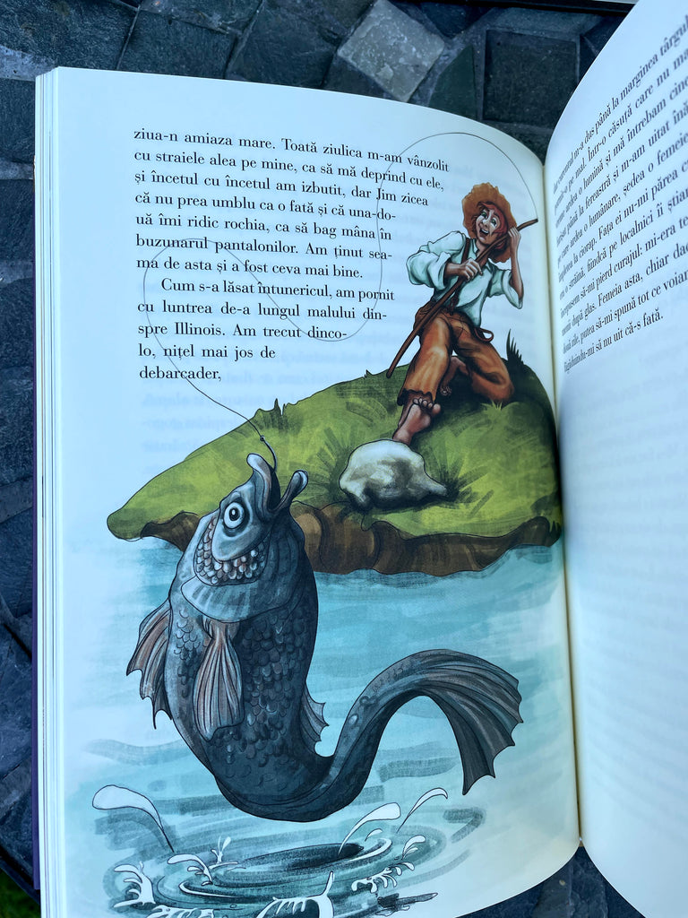 Aventurile lui Huckleberry Finn. Mari clasici ilustrați