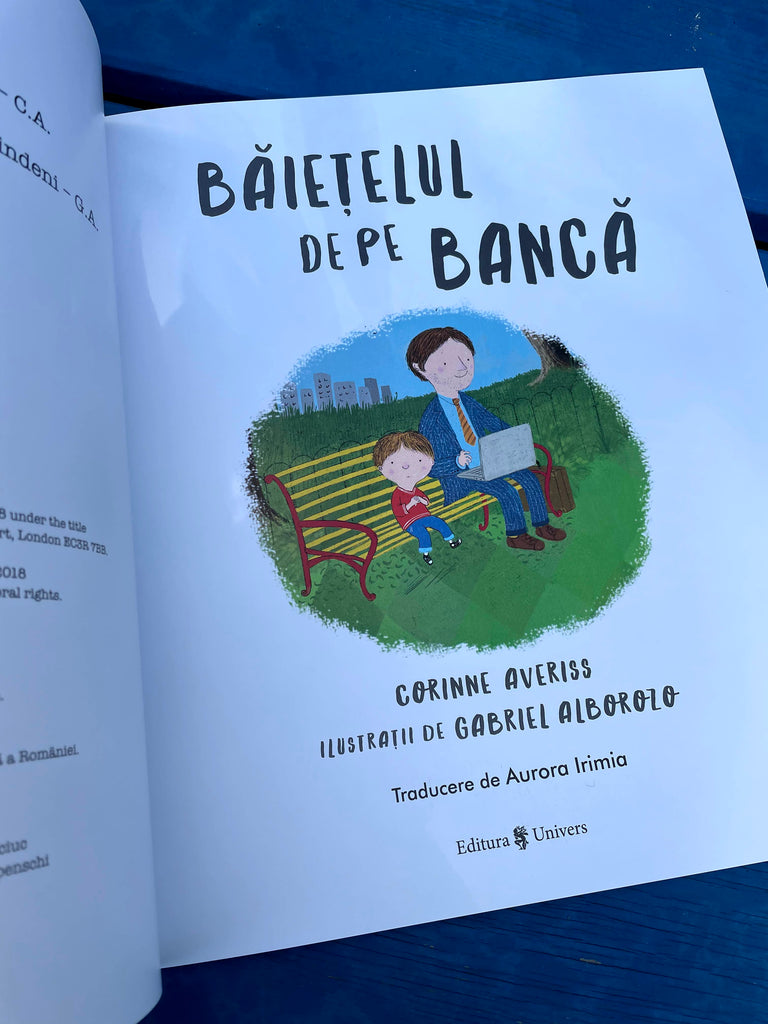 Băiețelul de pe bancă. O poveste încurajatoare despre sentimente, prietenie și curajul de a te alătura celorlați.