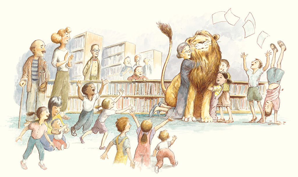 Leul din bibliotecă