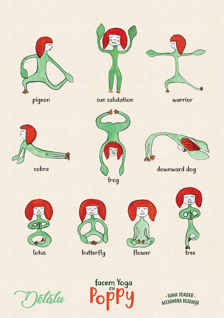 Poppy face yoga (+poster cadou)