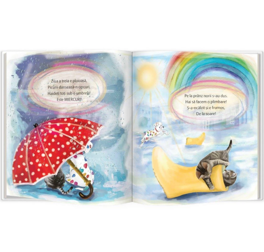 Pupo și Miți învață zilele săptămânii - Librăria lui Andrei
