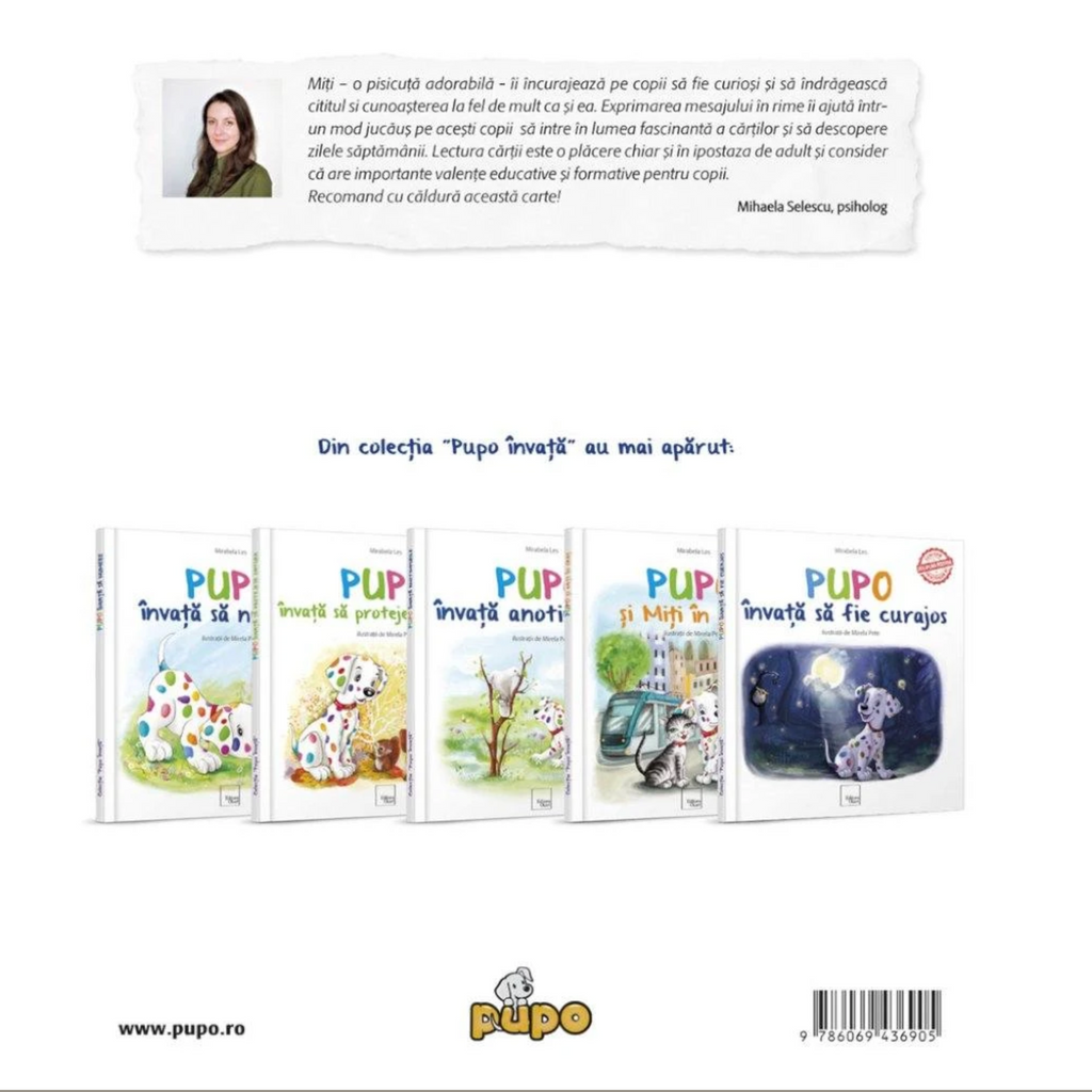 Pupo și Miți învață zilele săptămânii - Librăria lui Andrei