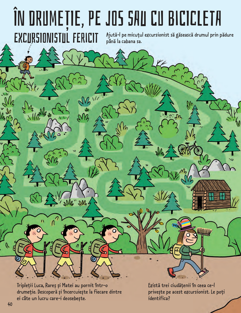 Explorează lumea. Activități pentru excursii și vacanțe