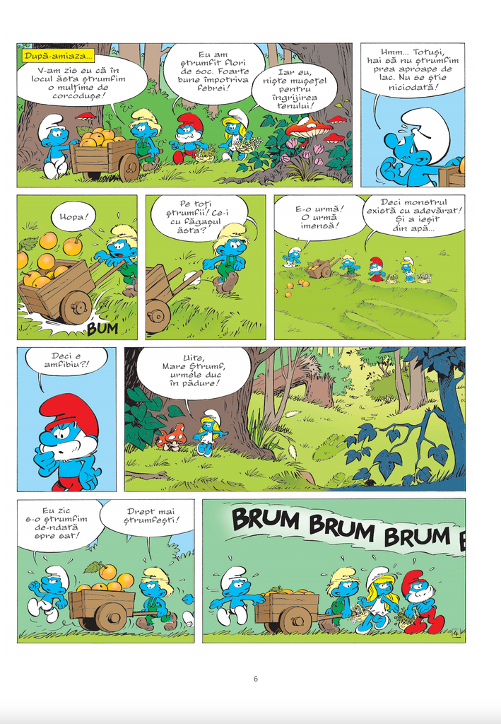 Ștrumfii și dragonul lacului