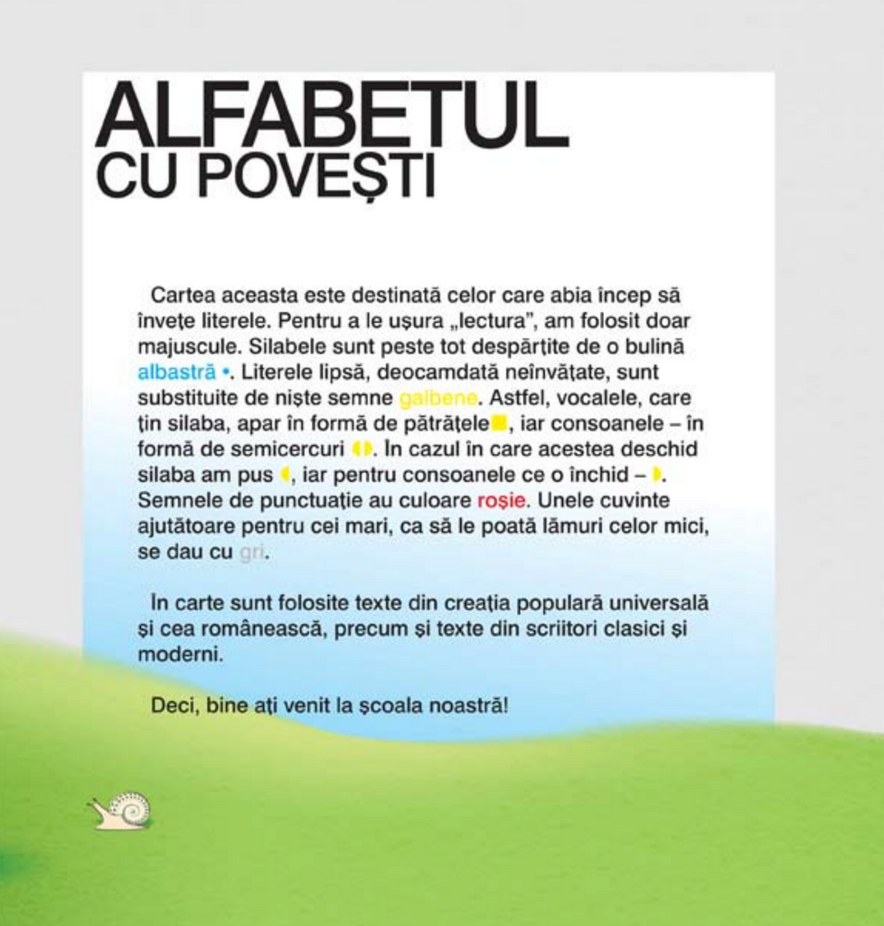 Alfabetul cu povești