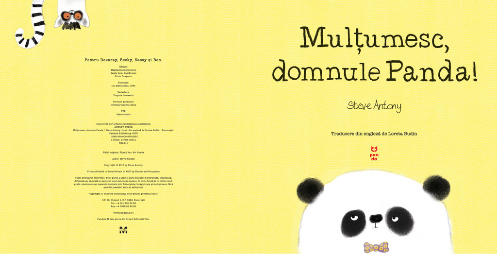 Mulțumesc, domnule Panda!