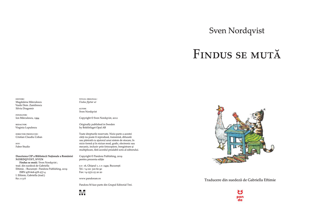 Findus se mută (Seria "Pettson și Findus")