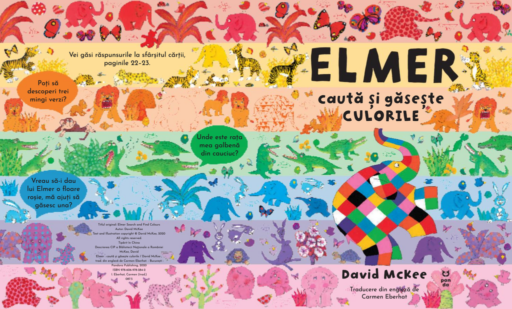 Elmer: caută și găsește culorile