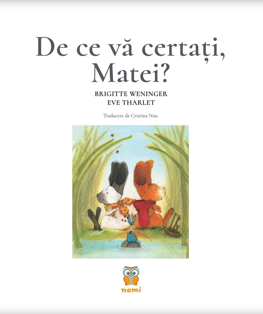 De ce vă certați, Matei?