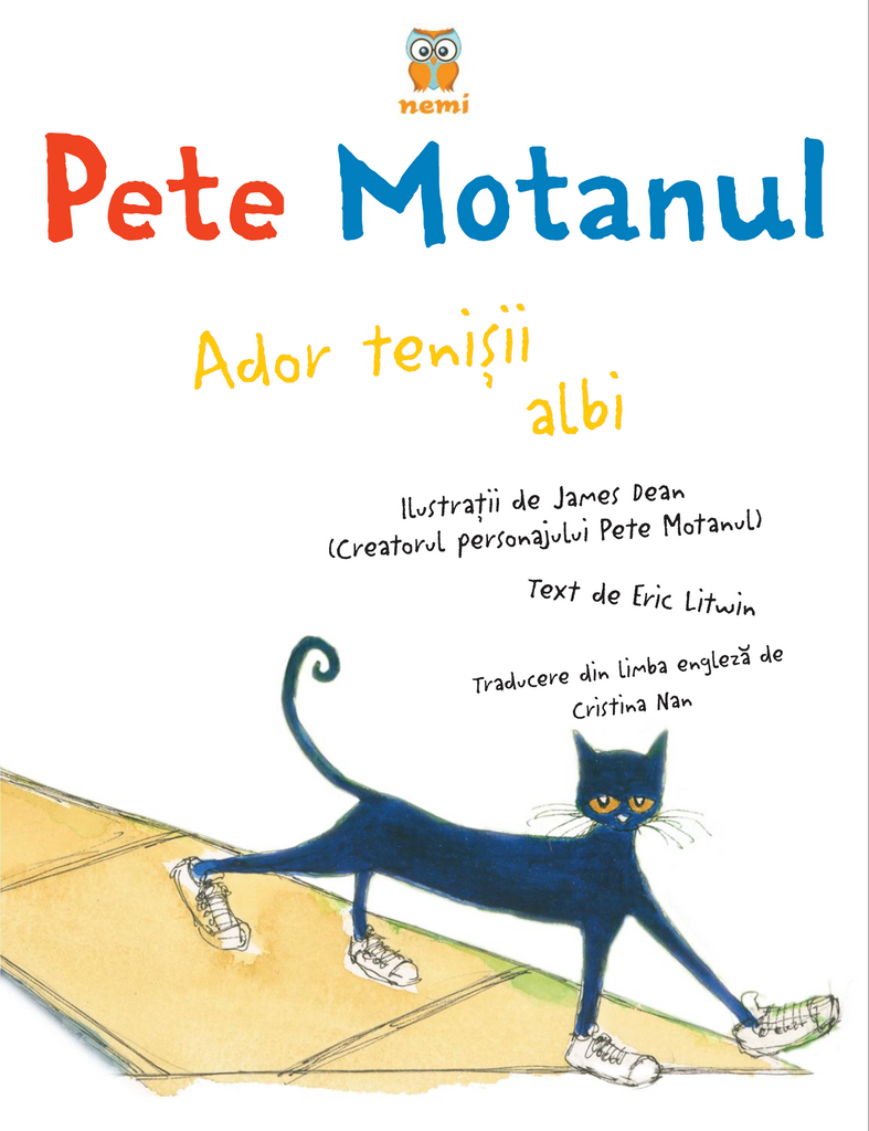 Pete Motanul. Ador tenișii albi