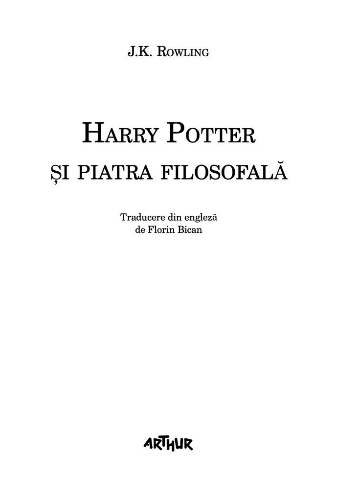 Harry Potter și piatra filosofală (#1)