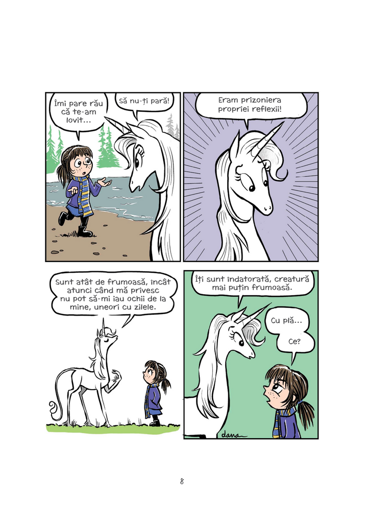 Maia și unicornul ei
