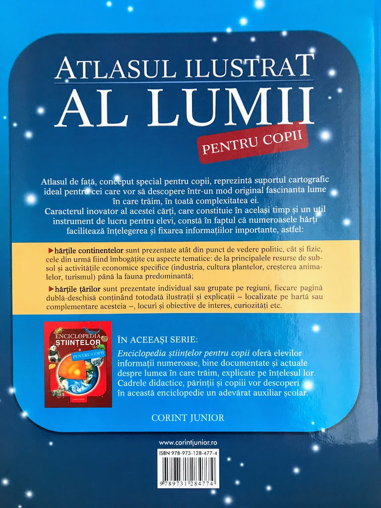 Atlasul ilustrat al lumii pentru copii - Librăria lui Andrei
