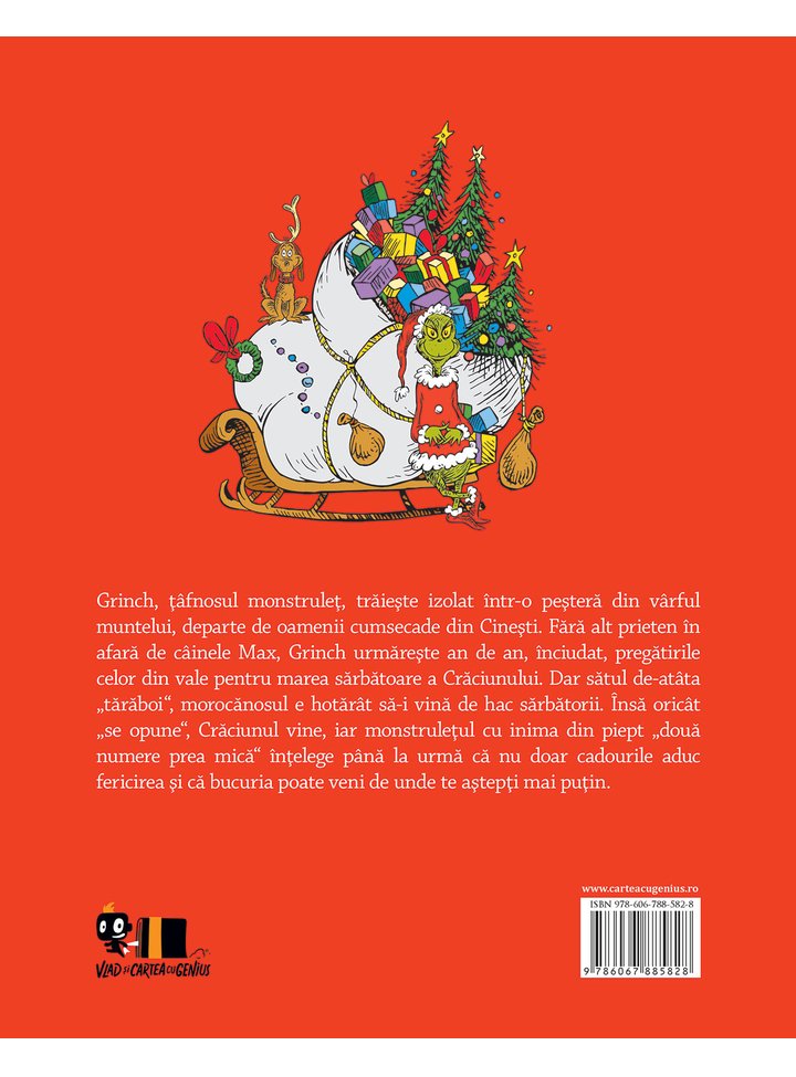 Cum a furat Grinch Crăciunul. Coperta cartonată - Librăria lui Andrei