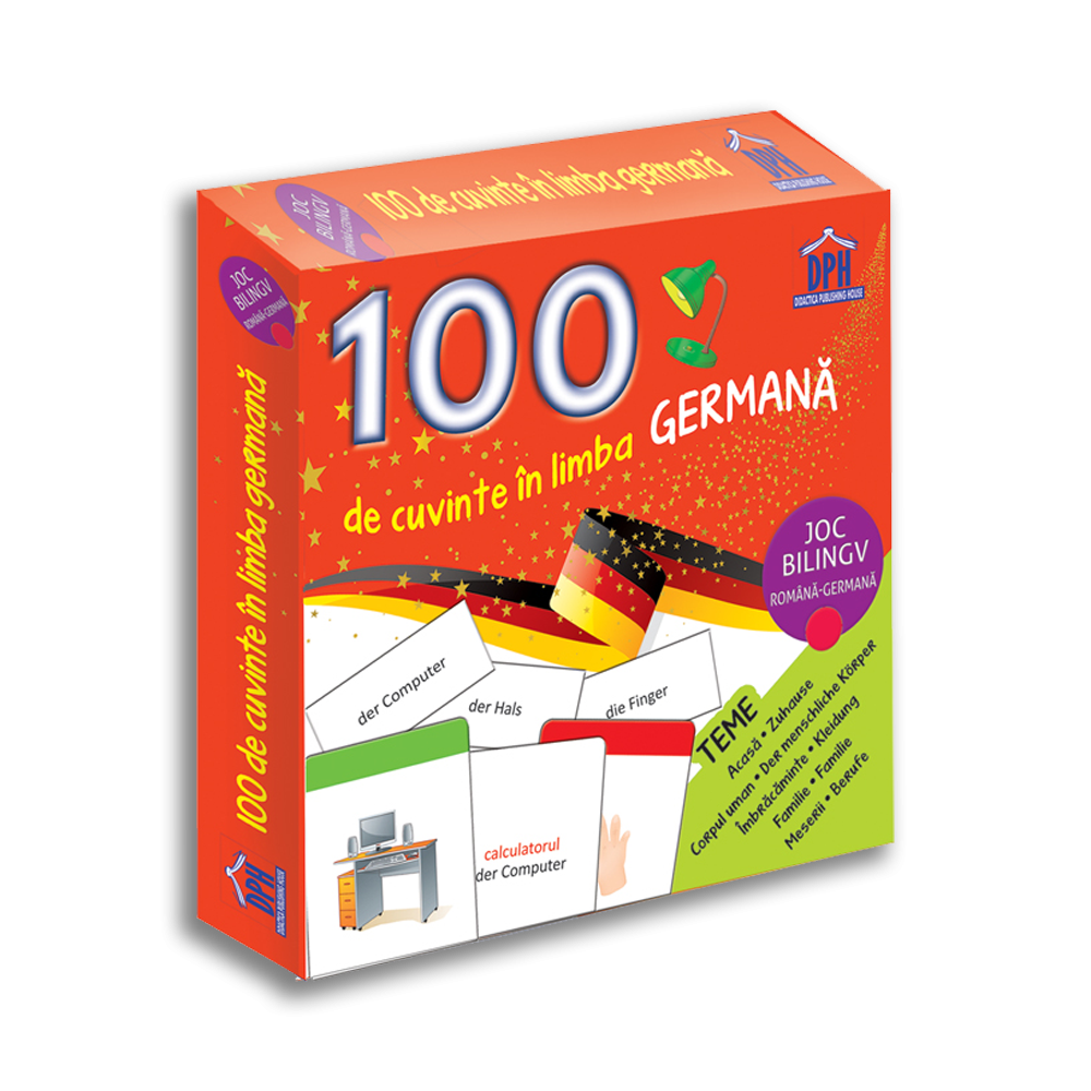 100 de cuvinte in limba germana - Joc bilingv - Librăria lui Andrei