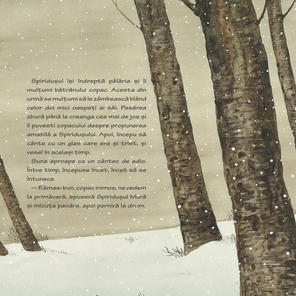 Spiridușul Mură și mierla din miezul iernii – o carte despre grija față de ceilalți