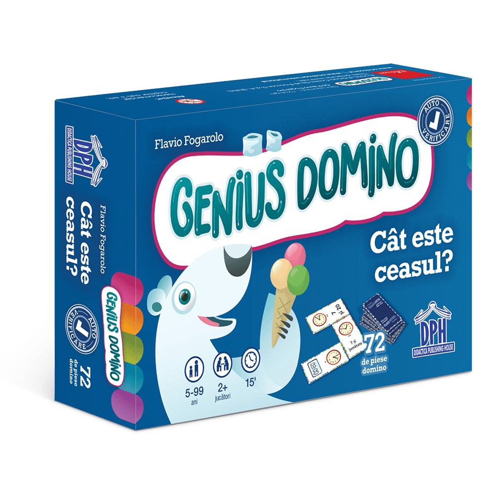 Genius Domino - Cât este ceasul? - Librăria lui Andrei