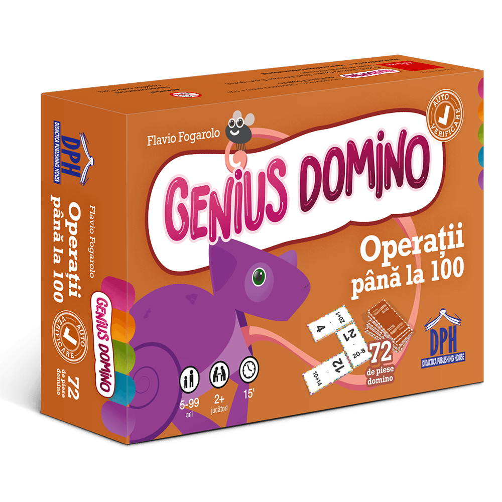 Genius domino - Operatii pana la 100 - Librăria lui Andrei