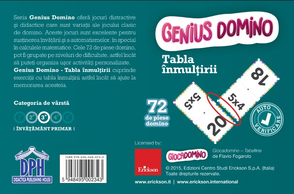 Genius domino - Inmultirea - Librăria lui Andrei