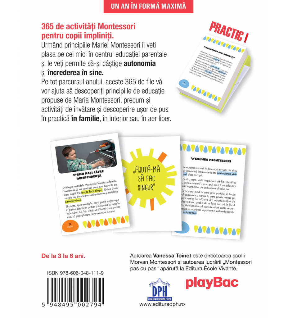 Un an in forma maxima: 365 de activitati Montessori - Librăria lui Andrei