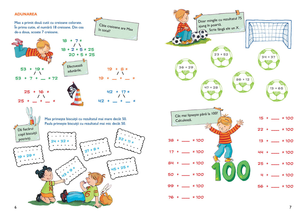 Invata cu Max: Calculam de la 0 la 100