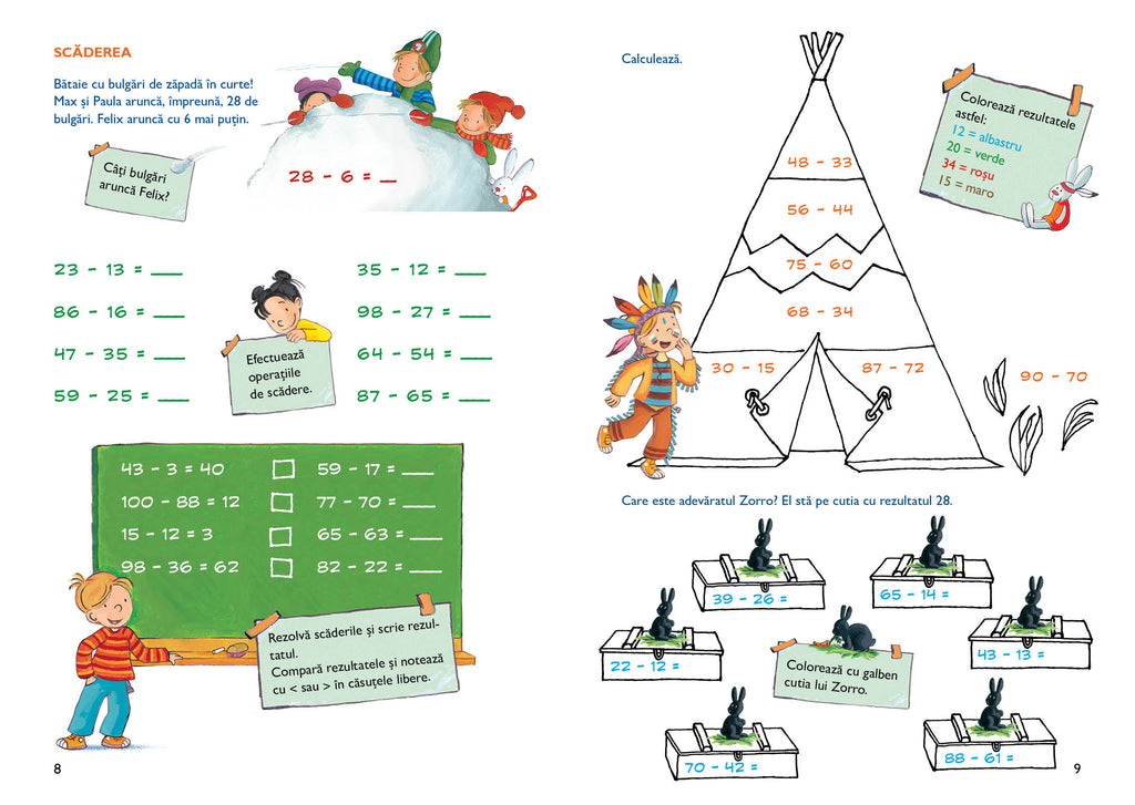 Invata cu Max: Calculam de la 0 la 100