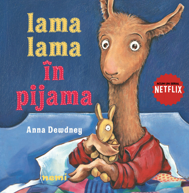 Lama Lama în pijama (coperta cartonată)