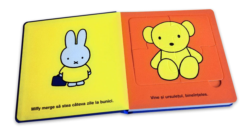 Miffy merge la bunici. Carte cu puzzle - Librăria lui Andrei