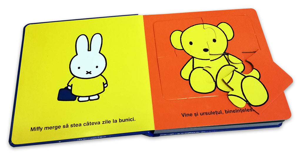 Miffy merge la bunici. Carte cu puzzle - Librăria lui Andrei