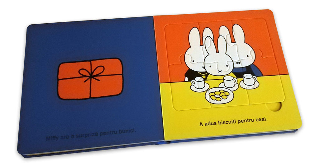 Miffy merge la bunici. Carte cu puzzle - Librăria lui Andrei