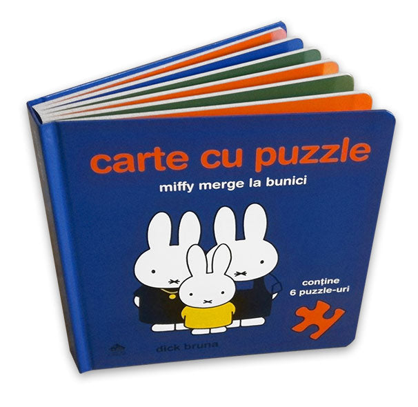 Miffy merge la bunici. Carte cu puzzle - Librăria lui Andrei